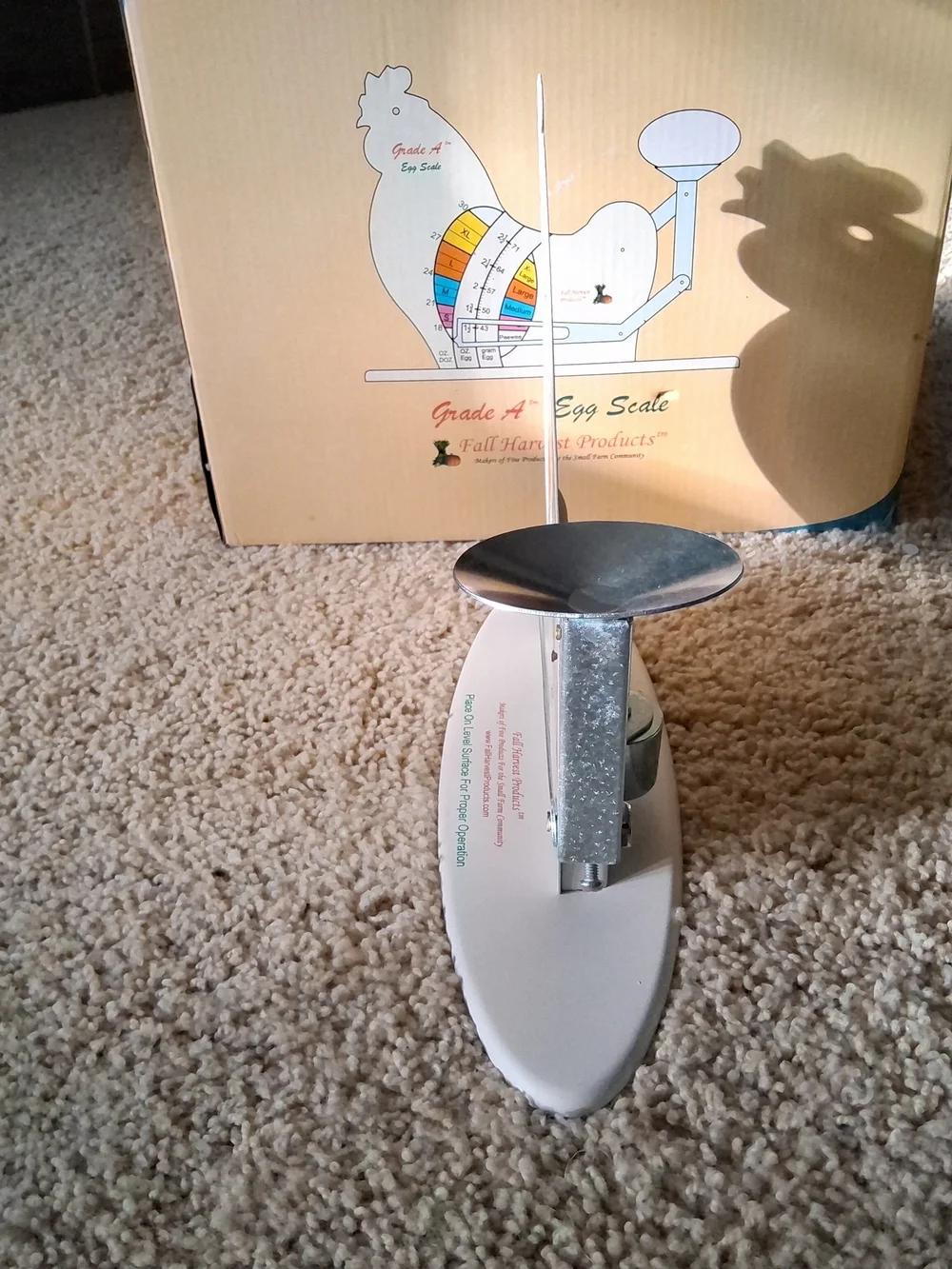 The Incredible Grade A Egg Scale~Chicken Egg Metal by Fall Harvest Products